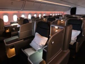 Qantas 787 Business Class