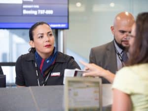 American Airlines staff unhappy customer