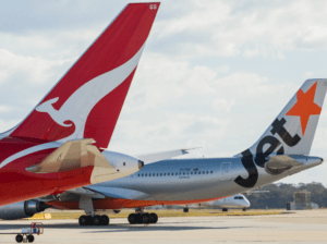 Qantas and Jetstar planes