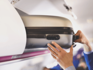 Carry on luggage overhead locker