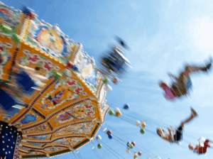 Merry go round ride
