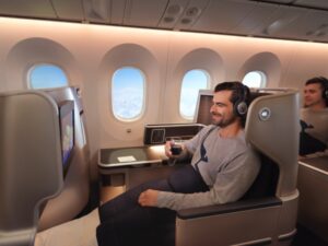 Qantas 787 Business Class