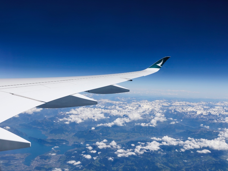 Cathay Pacific A350 wing