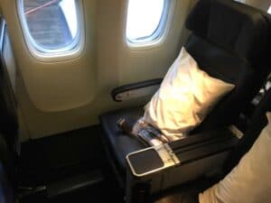 Air New Zealand 777 premium economy seat