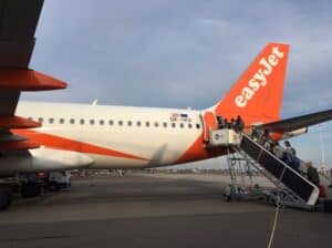 easyJet A320 boarding