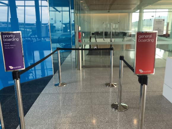 Virgin Australia priority boarding CBR