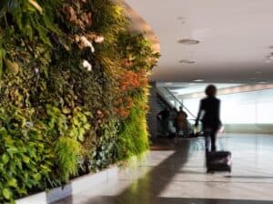 Qantas First Lounge SYD entrance