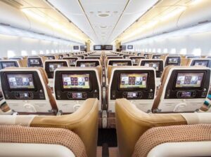Etihad A380 economy class