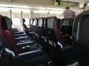 Qantas A330-200 economy class