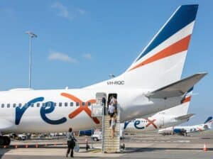 Rex 737s and Saab 340 at Sydney Airport