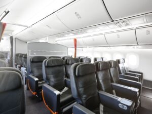 The Jetstar Dreamliner Business Class cabin