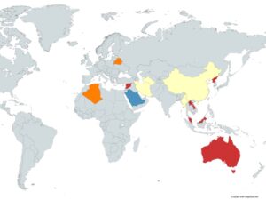 Countries banning outbound travel feature image