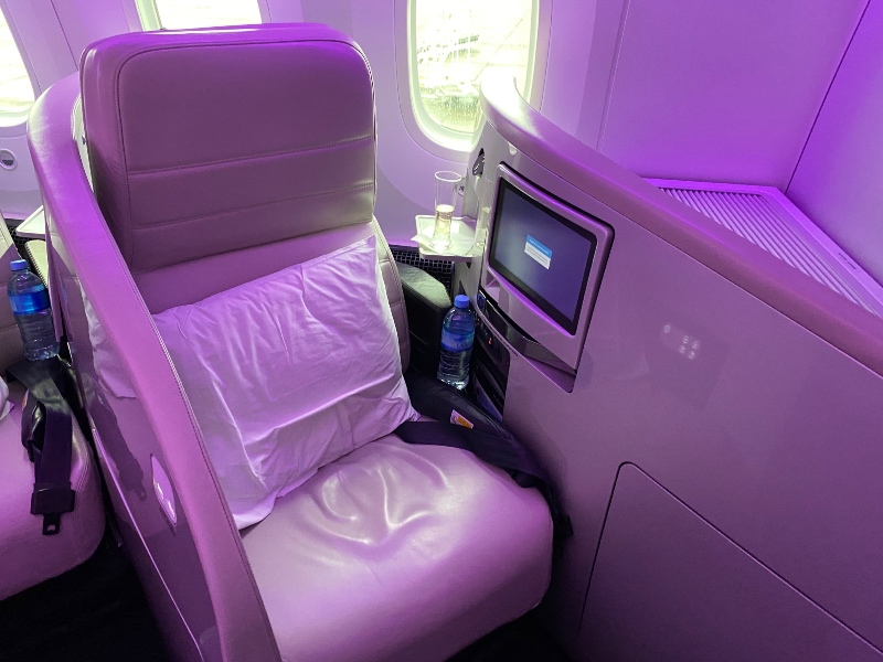 Air New Zealand 787 Business Premier seat