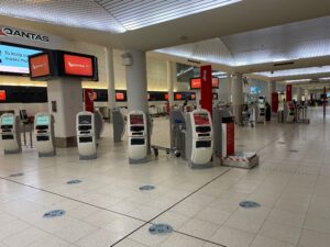 Qantas Perth Terminal 3 checkin