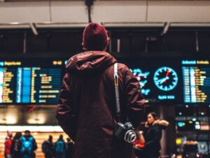 Oslo departures board