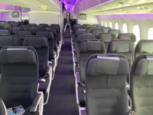 Air New Zealand Boeing 787-9 Economy cabin