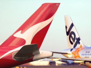 Qantas and Jetstar planes