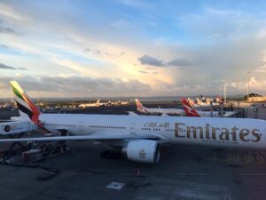 Emirates 777 at AKL