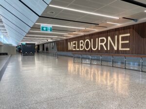 Melbourne Airport international arrivals at T2