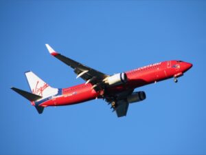 Virgin Blue Boeing 737-800 in original red livery