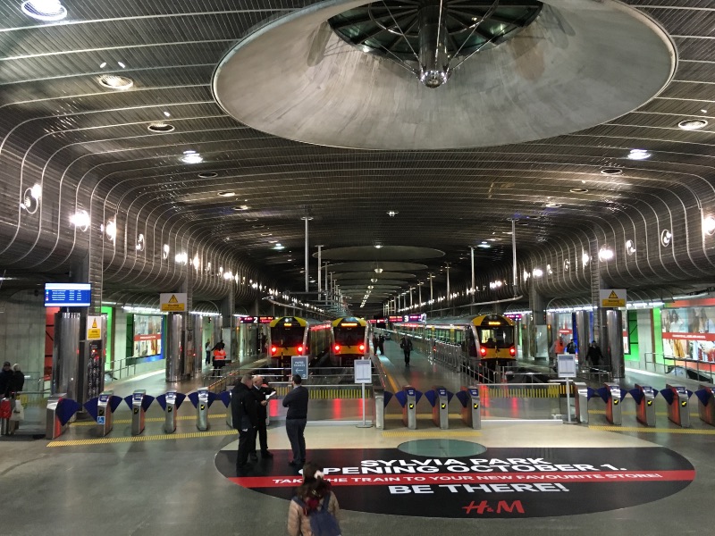 Britomart train station in Auckland's CBD