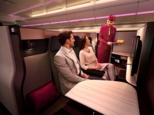 Qatar Airways business class Qsuite