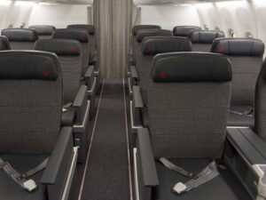 Air Canada Boeing 737 MAX Business cabin