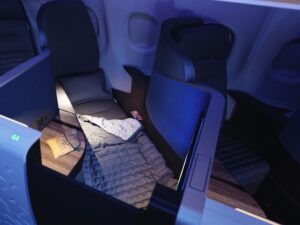 JetBlue's trans-Atlantic A321LR Mint Suites are configured in a 1-1 layout