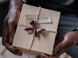 thank you gift box