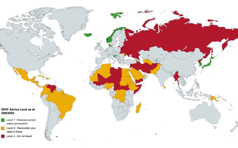 The World's Safest Countries According to Australian Government