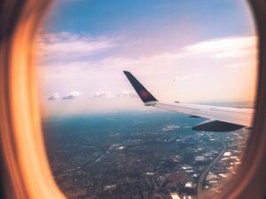 Air Canada window view