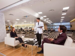 Qantas First Lounge at LAX