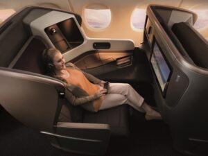 Singapore Airlines Boeing 777-300ER Business Class