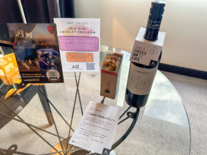 Bottle of wine as a welcome amenity at The Cullen - Art Series, an Accor hotel in Melbourne