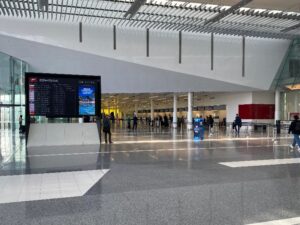 Canberra Airport check-in area