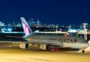 Qatar Airways Airbus A380 at Sydney Airport