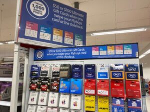 Gift cards for sale at Coles