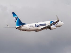 An EgyptAir Boeing 737-800