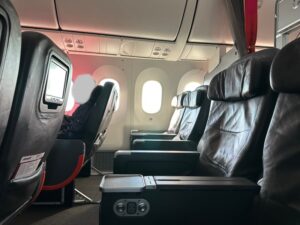 Row 3 of Jetstar Business Class