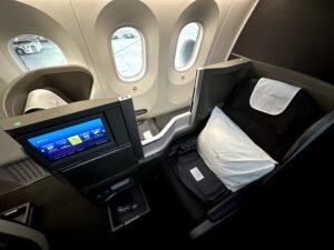 British Airways 787-9 Club World seats