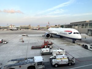 British Airways Boeing 787-9 at Changi Airport