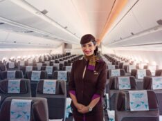 Etihad Economy Space seats on the Airbus A350