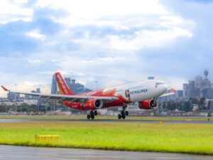 Vietjet Air Airbus A330-300 landing in Sydney