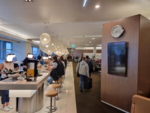 The Qantas International Business Lounge at Sydney Airport