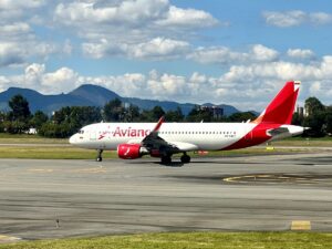 Avianca Airbus A320 at Bogota Airport