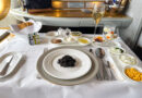 Caviar service in Emirates First Class