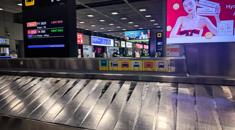 Bangkok airport baggage claim