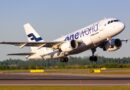 Helsinki, Finland - May 26, 2018: A Finnair Airbus A319 airplane at Helsinki airport (HEL) in Finland.