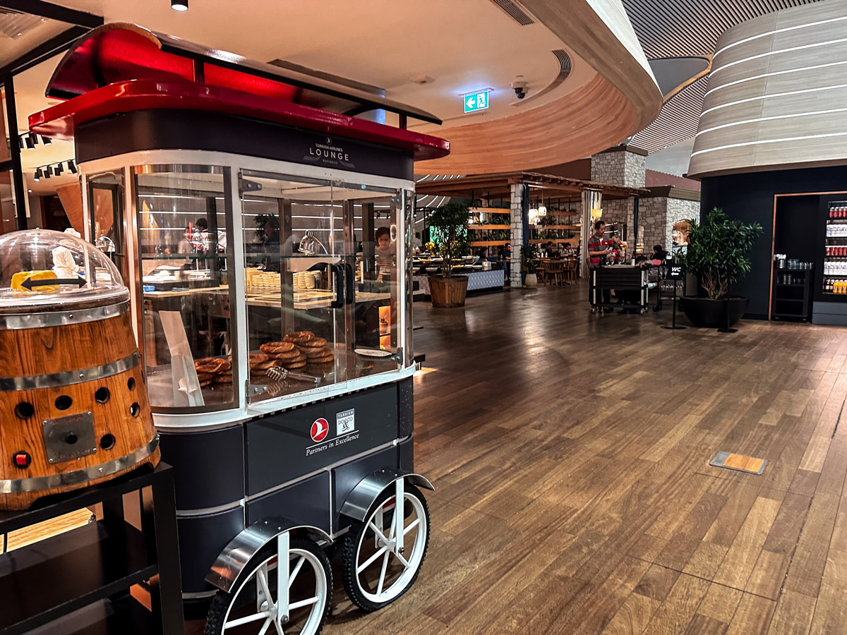 The Turkish Airlines Business Lounge in Istanbul