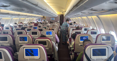 Malaysia Airlines A330-300 Economy Class cabin